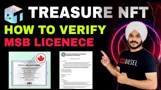 Treasure NFT How To Verify MSB Licence \u0026 Certificates || Don't Blaim Seniors