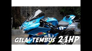 RESEP GSX-R150 TEMBUS 21 HP ON WHEEL - #motovlog 261