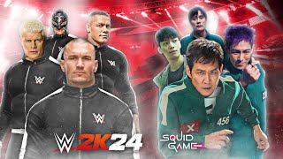 WWE vs. Squid Game | 8-Man Tag Team Match - WWE 2K24