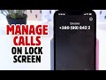How to Answer or Reject Calls From Lockscreen on iPhone 16e