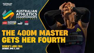 Women's 400m Final | 2026 Australian Athletics Championships