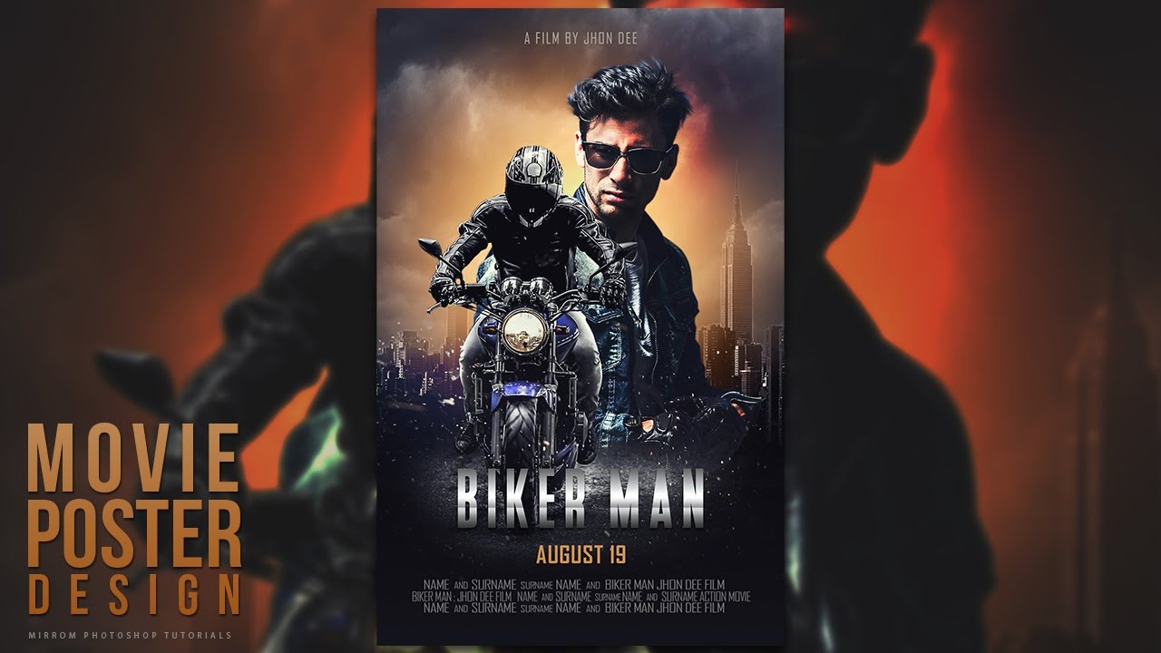 Create A Blockbuster Style Movie Poster Design In Photoshop Youtube