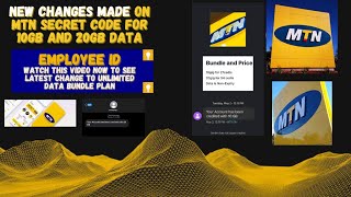 New changes made on MTN code to get 10GB or 20GB data #mtn