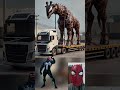 superheroes giant giraffe evaluated😱marvel u0026 dc all characters marvel avengers shorts qgrcartoon