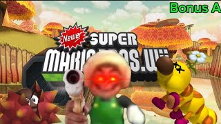 Je suis dans un monde automnal et je refais un massacre Newer Super Mario Bros Wii Episode Bonus A