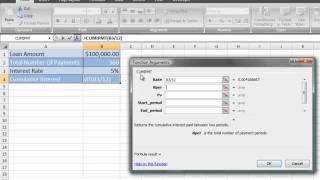 How To Use The CUMIPMT Function In Microsoft Excel