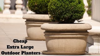 Cheap Extra Large Outdoor Planters | DecoreWay.com