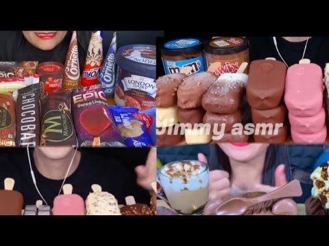 Ice Cream Eating Mukbang Asmr|speed Up 5x Ice Cream|chocobar ...