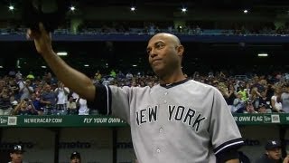 The Rays honor Rivera with a tribute video