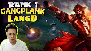 🔴 LangD Gangplank vs Jax - LangD Rank 1 Gangplank Guide