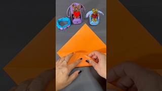DIY Origami Bracelet no glue❤️|Easy to Make #diy #origami #craft #youtubeshorts #art #love #handmade