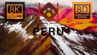 Peru 8K Video Ultra HD HDR with 8D Relaxing Music | 8K TV | 8K Visual 8D Audio