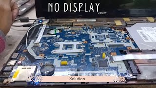 acer laptop power on but no display solution - acer aspire E1-531 no display fixed - disassembly