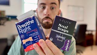 Breathe Right vs. Santex Nasal Strips Review