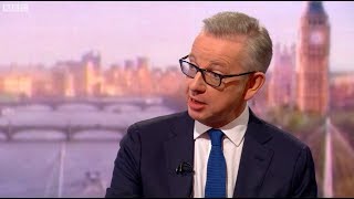 Tory leadership contender Michael Gove discusses his Brexit policy