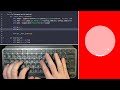 ASMR Programming - Circle Ping Pong - No Talking