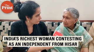 Meet India's richest woman Savitri Jindal who is contesting as an independent from Haryana's Hisar