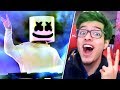 MI REACCIÓN a Marshmello en Concierto en FORTNITE!! *ÉPICO* 🎵💃