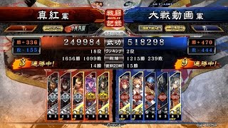 【三国志大戦】純正神速vs全二 蛮勇手腕