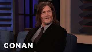 Norman Reedus' Glitter-Filled Prank War With Andrew Lincoln | CONAN on TBS