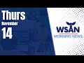 WSAN | Thursday, November 14th