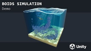 My boids simulation on Unity | Demo