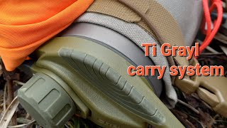 Ti Grayl water bottle kit w/carry system