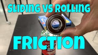 Sliding vs Rolling Friction