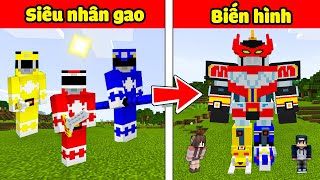 bqThanh và Ốc Phát Hiện SIÊU NHÂN GAO Biến Hình Siêu Ngầu Trong Minecraft