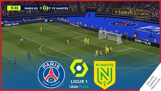 ⚽PSG vs NANTES - Ligue 1 Nov 20, 2021 / Simulación Realista