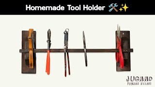 Homemade Tool Holder: Simple, smart, and DIY proud! 🛠️✨