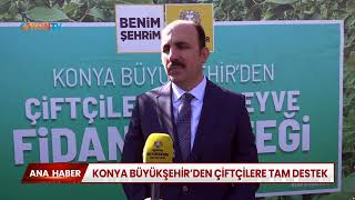 Konya Büyükşehir'den çiftçilere tam destek