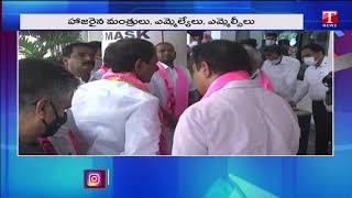 CM KCR Reached Telangana Bhavan | తెలంగాణ భ‌వ‌న్ కు చేరుకున్న సీఎం కేసీఆర్ | T News