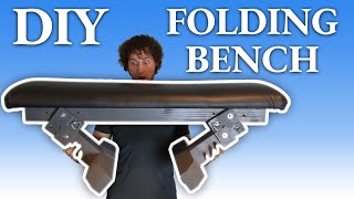 DIY Folding Exercise Bench // Homemade Step by Step Tutorial