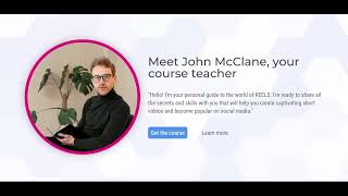 WebSite Template — ONLINE COURSE #course #carrd #template #landing