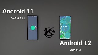 Android 12 One UI 4 | Andorid 11 One UI 3 karşılaştırması...