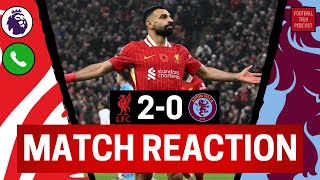 LIVERPOOL 2-0 ASTON VILLA | LIVE MATCH REACTION | PREMIER LEAGUE MW11 | PLAYER RATING | CALL IN SHOW