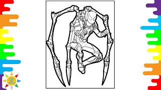 Iron Spider Coloring Pages | Avengers Coloring | Spiderman | Jim Yosef & Anna Yvette - Linked