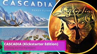 Unboxing and First Impressions - Cascadia (Kickstarter Edition)