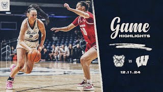 Butler Women's Basketball Highlights vs. Wisconsin