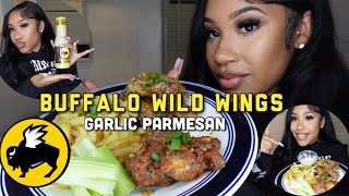 Vlogtober 3🍂 |  FALL COOK WITH ME [ Buffalo Wild Wings dinner recipe ]