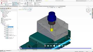 SolidCAM 2019: Simulator Multi-color Stock