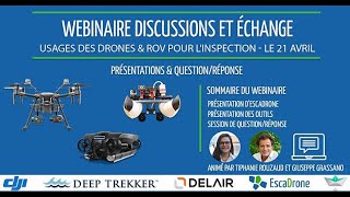 Les usages des drones \u0026 ROV pour l'inspection - Escadrone (Webinaire)