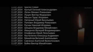 Вони віддали своє житя за Україну, Герої не вмирають Мамо, не плач - Список героїв 2014 (АТО)