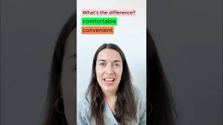 Comfortable and convenient - what's the difference in English?