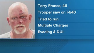 Warrant: Knoxville man arrested for DUI fled crash in truck with missing wheel