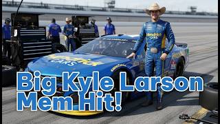 Kyle Larson Gold #/10 Mem Card! NASCAR 2025 Donruss Racing Hobby Box - Panini Cards
