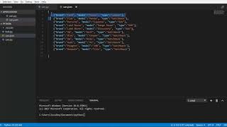 python json using a set to group values
