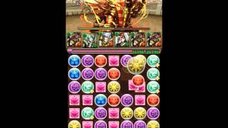 【パズドラ】第17回チャレンジダンジョンLV.7　覚醒バステトPT