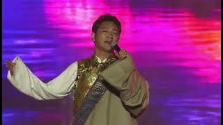 རྟ་ཐོག་རྡུང་ལེན།  ལེན་མཁན་ཤེར་བསྟན།  Sing on horse by Sherten